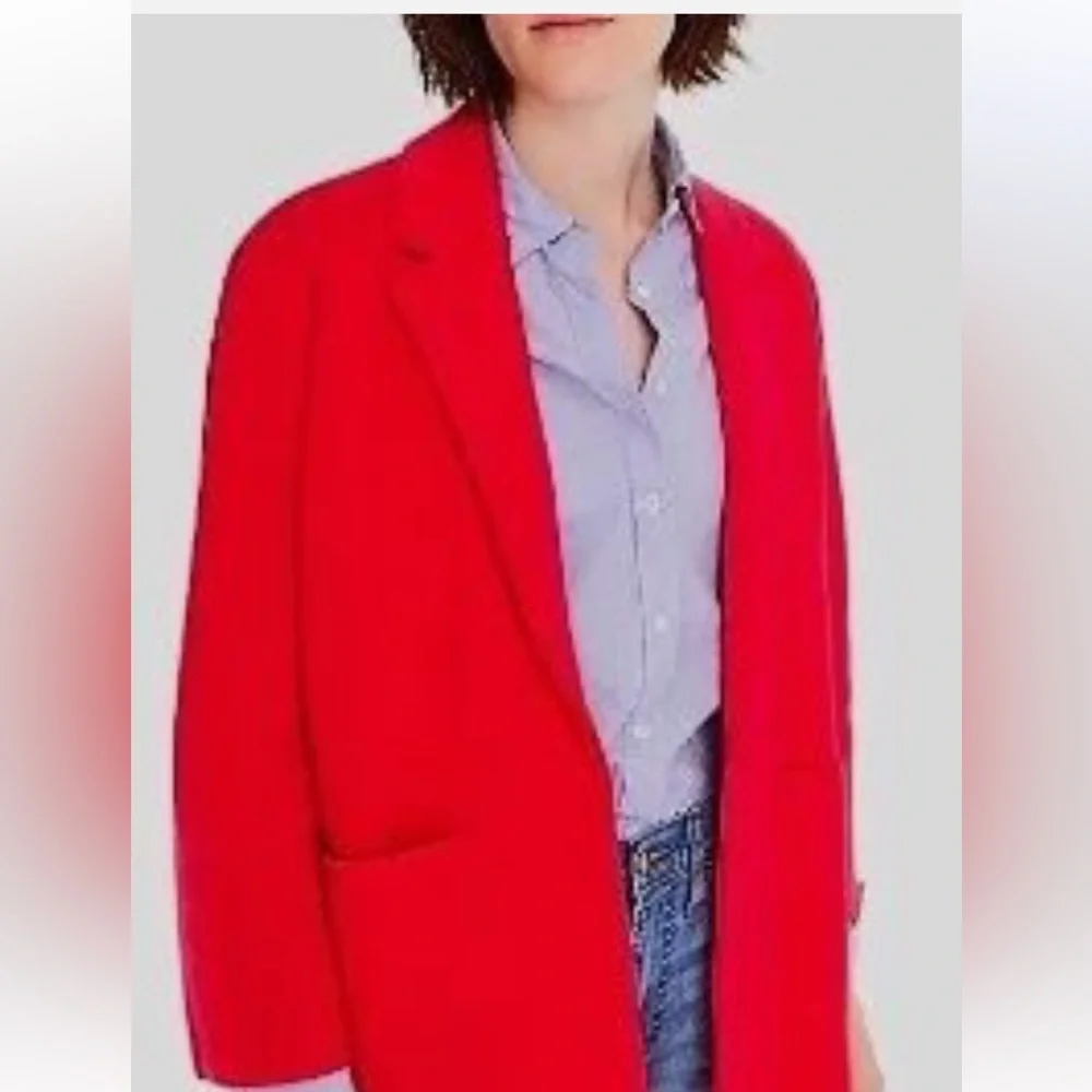 J. Crew 365 Vibrant Red Cardigan Sweater